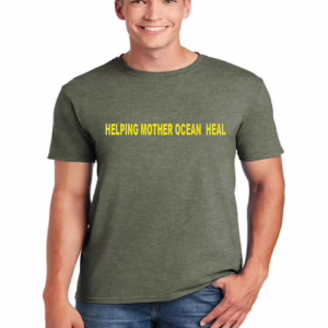Helping Mother Ocean Heal - Sea Medallion Tshirt (Green))